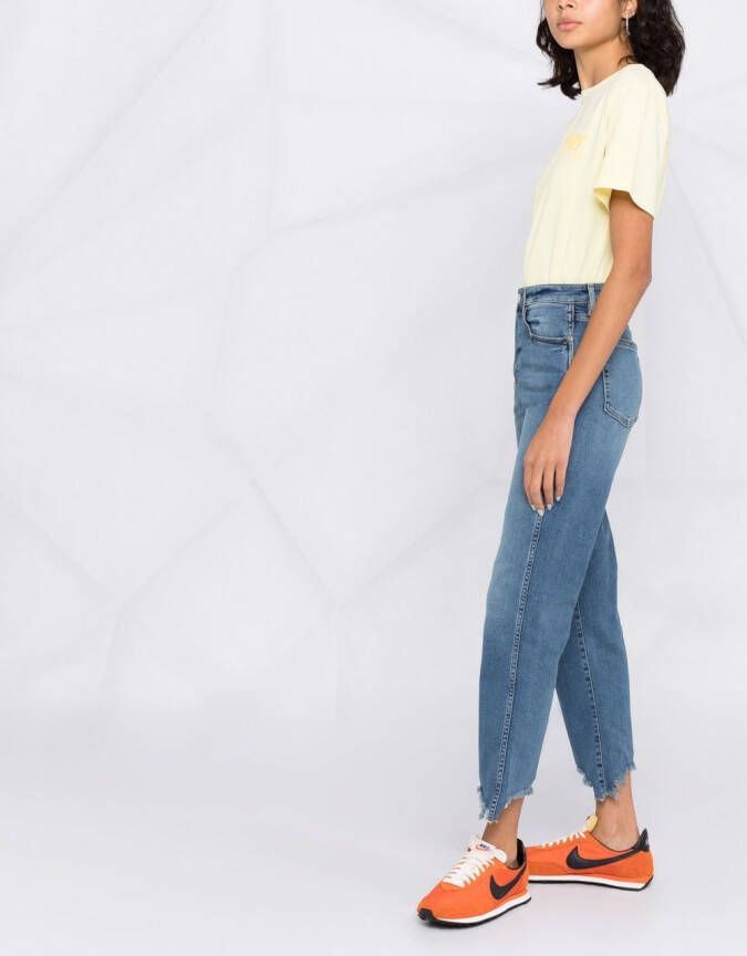 3x1 Cropped jeans Blauw