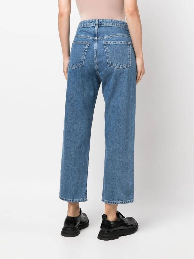 3x1 Cropped jeans Blauw