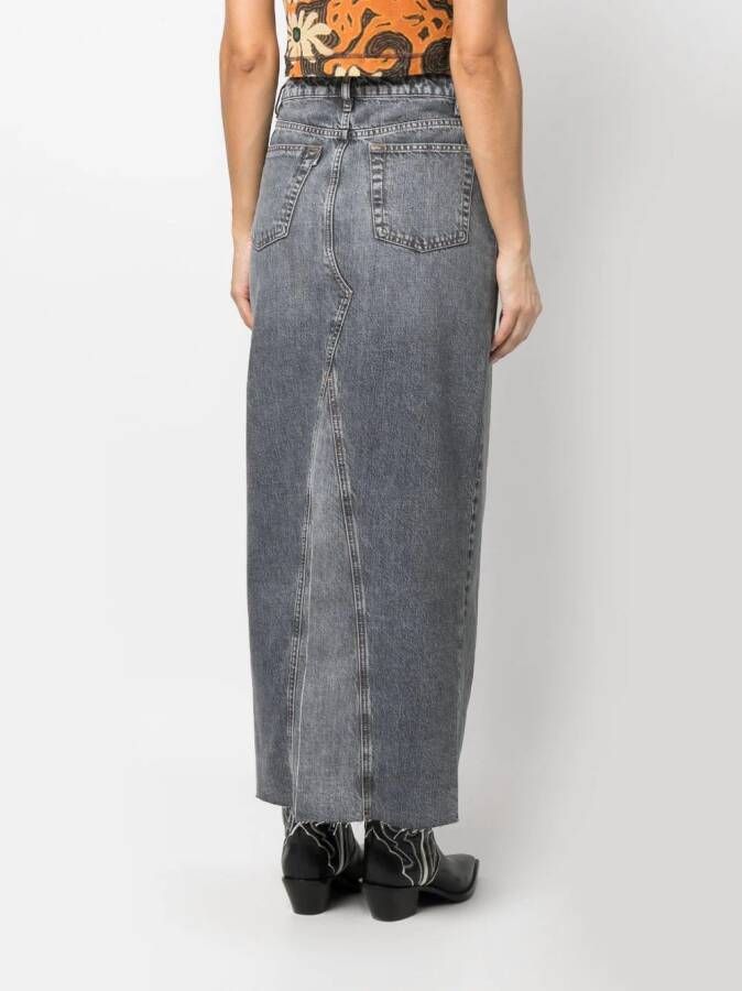 3x1 Denim shorts Grijs