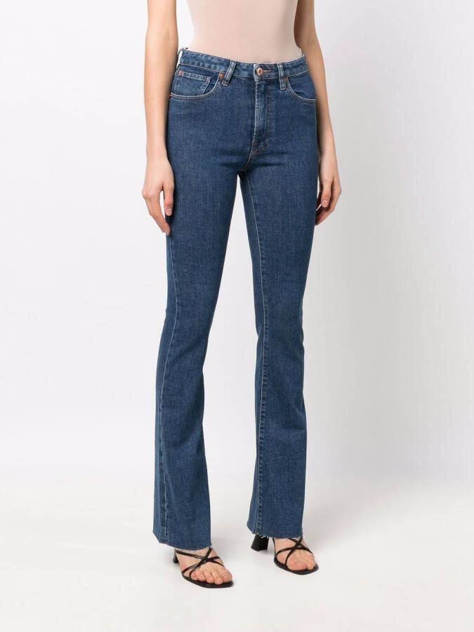 3x1 Flared jeans Blauw