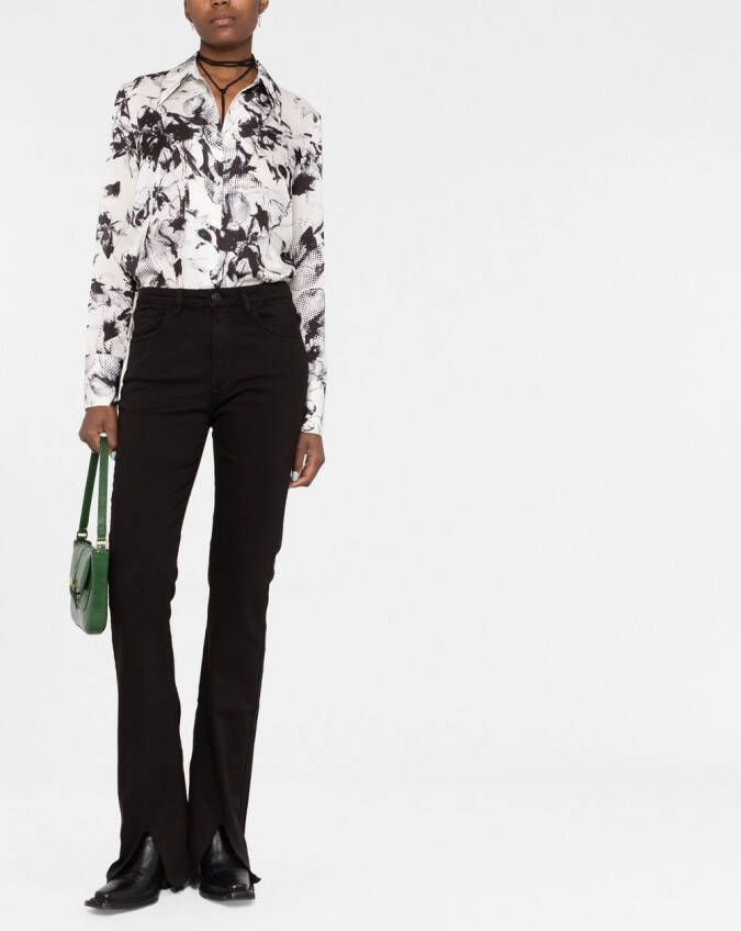 3x1 Flared jeans Zwart