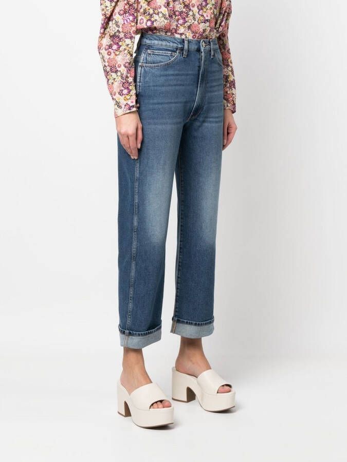 3x1 Straight jeans Blauw