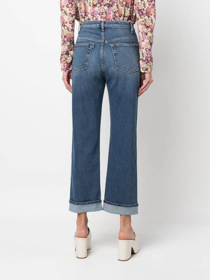 3x1 Straight jeans Blauw