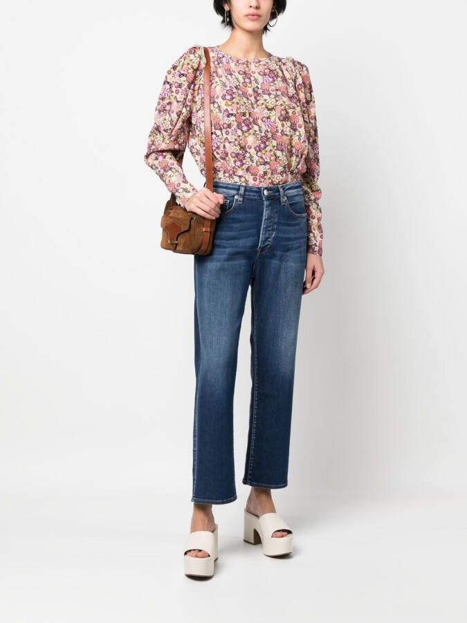 3x1 Straight jeans Blauw