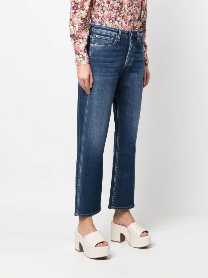 3x1 Straight jeans Blauw