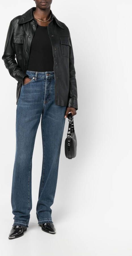 3x1 High waist jeans Blauw