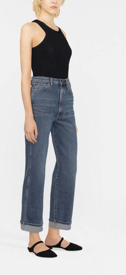 3x1 High waist jeans Blauw
