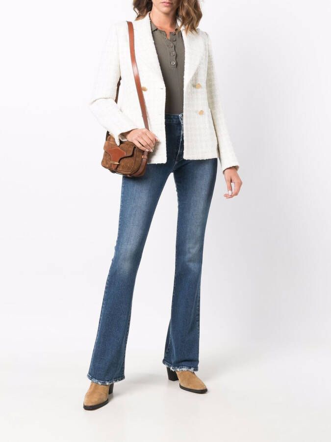 3x1 Jeans met flared cuffs Blauw