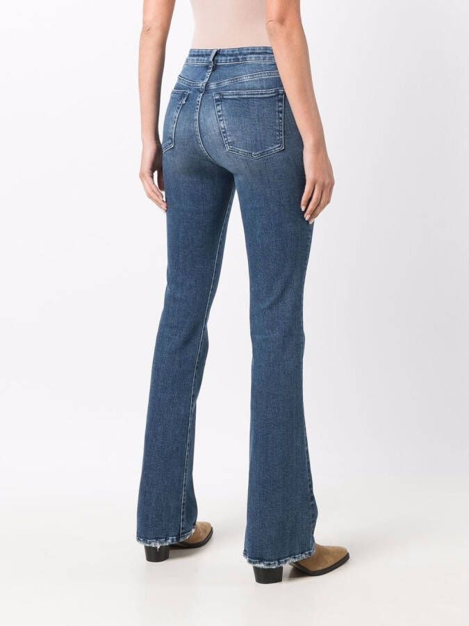 3x1 Jeans met flared cuffs Blauw