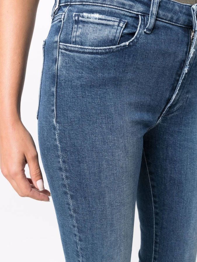 3x1 Jeans met flared cuffs Blauw