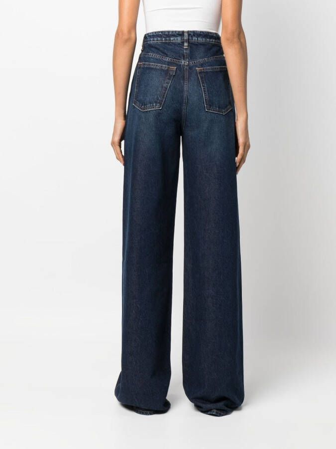 3x1 Jeans met wijde pijpen Blauw