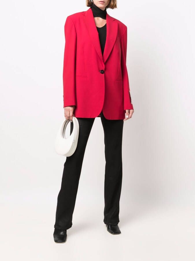 3x1 Slim-fit broek Zwart