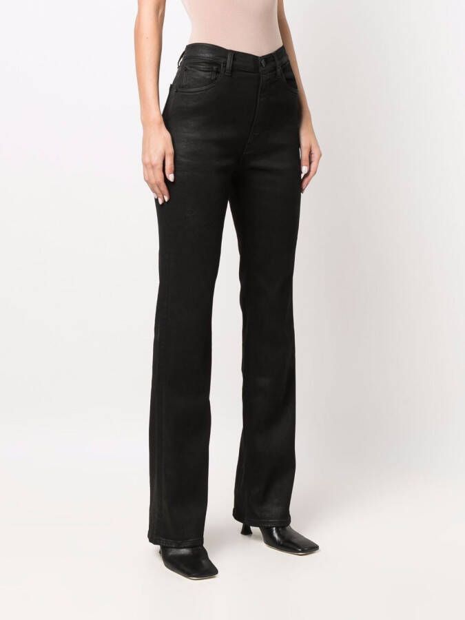 3x1 Slim-fit broek Zwart