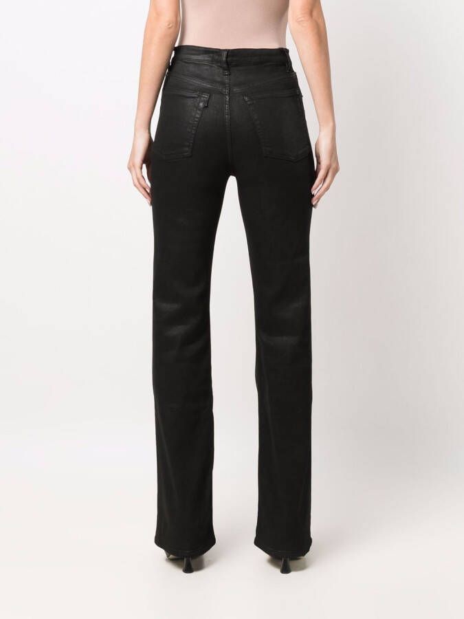 3x1 Slim-fit broek Zwart