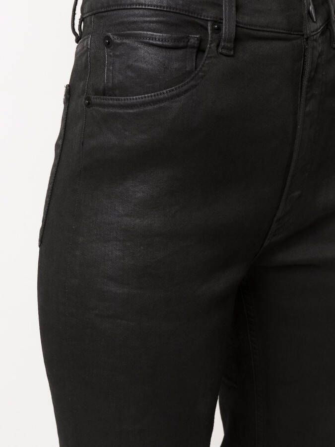 3x1 Slim-fit broek Zwart