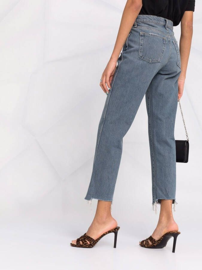 3x1 Straight jeans Blauw