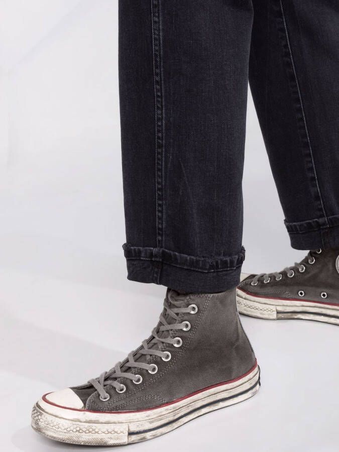 3x1 Straight jeans Zwart
