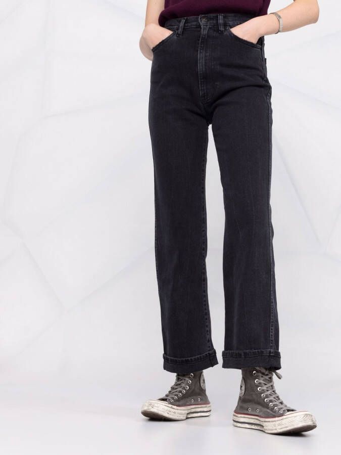 3x1 Straight jeans Zwart