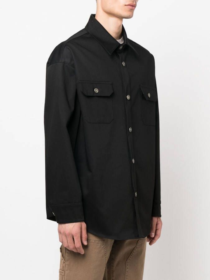 424 Button-down overhemd Zwart