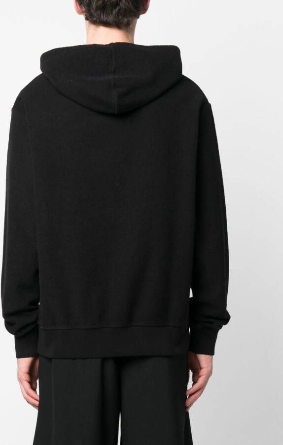 424 Hoodie met geborduurd logo Zwart