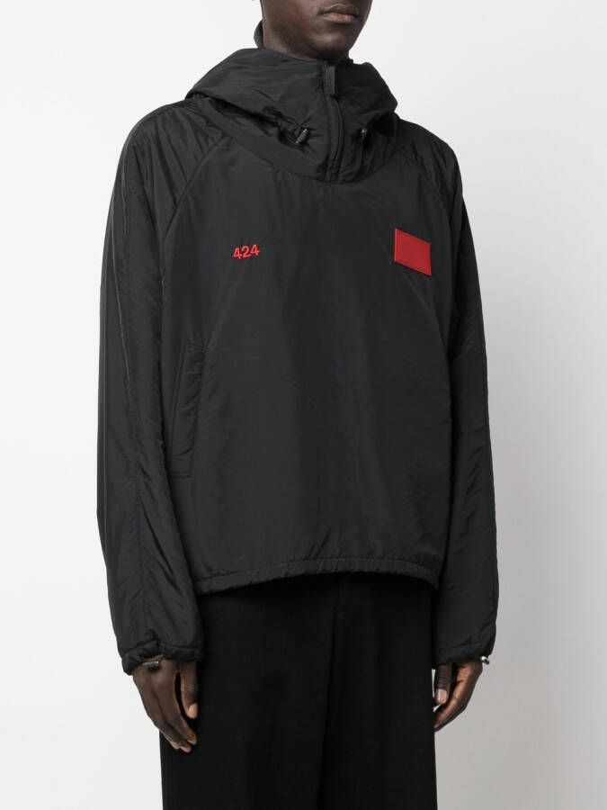 424 Jack met logopatch Zwart