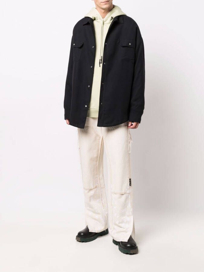 424 Shirtjack met lange mouwen Zwart