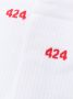 424 Sokken met intarsia logo Wit - Thumbnail 2