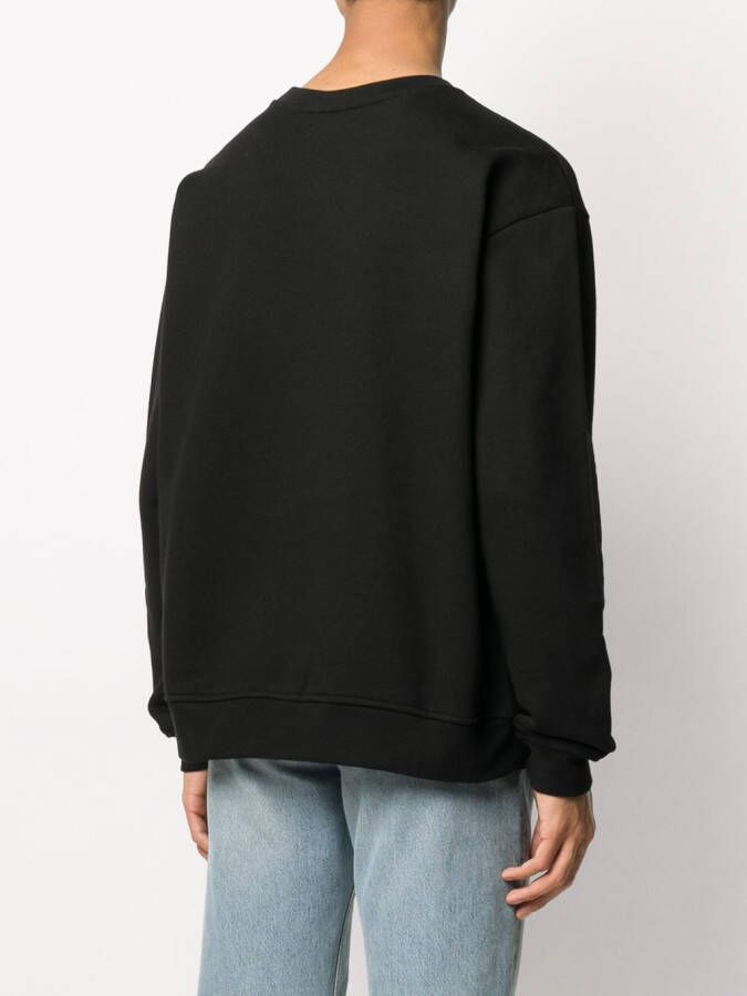 424 Sweater met logoprint Zwart