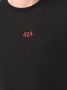 424 T-shirt met geborduurd logo Zwart - Thumbnail 5
