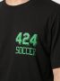 424 T-shirt met logo Zwart - Thumbnail 5