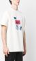 424 T-shirt met logoprint Beige - Thumbnail 3