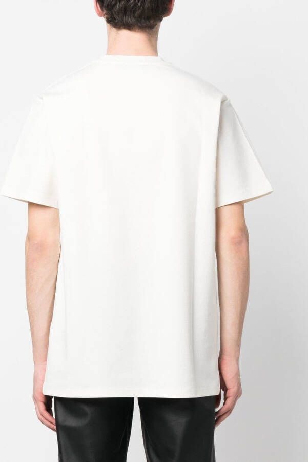 424 T-shirt met print Beige