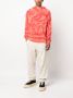 424 Hoodie met tie-dye print Rood - Thumbnail 2