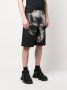 44 LABEL GROUP Bermuda shorts met doodskopprint Zwart - Thumbnail 3