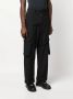 44 LABEL GROUP Broek met cargo zak Zwart - Thumbnail 3