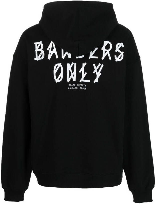 44 LABEL GROUP Hoodie met print Blauw