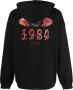 44 LABEL GROUP Hoodie met print Zwart - Thumbnail 2
