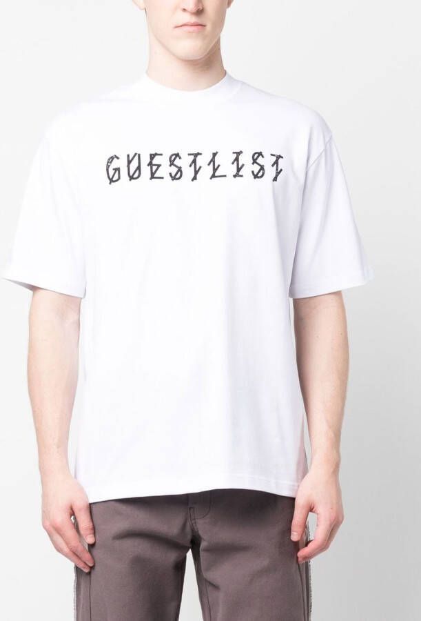 44 LABEL GROUP T-shirt met print Wit