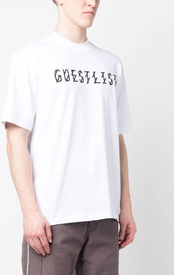 44 LABEL GROUP T-shirt met print Wit
