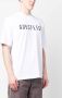 44 LABEL GROUP T-shirt met print Wit - Thumbnail 4