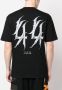 44 LABEL GROUP T-shirt met print Zwart - Thumbnail 4