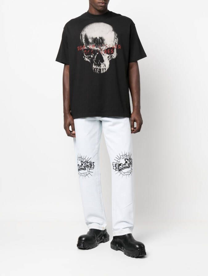 44 LABEL GROUP Straight jeans Blauw