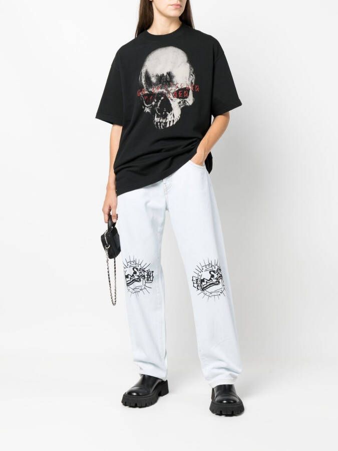 44 LABEL GROUP Straight jeans Blauw