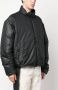 44 LABEL GROUP Bomberjack met logoprint Zwart - Thumbnail 4