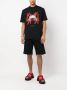 44 LABEL GROUP T-shirt met logoprint Zwart - Thumbnail 2