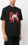 44 LABEL GROUP T-shirt met logoprint Zwart - Thumbnail 3