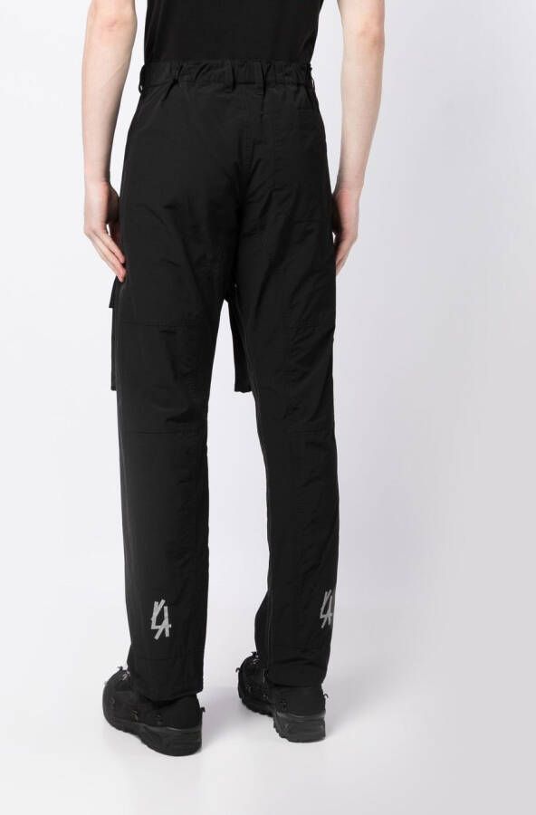 44 LABEL GROUP Broek met meerdere zakken Zwart