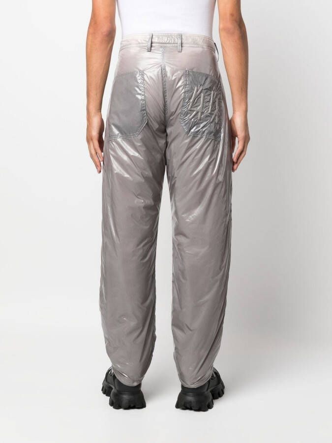 44 LABEL GROUP Blow Out straight broek Grijs