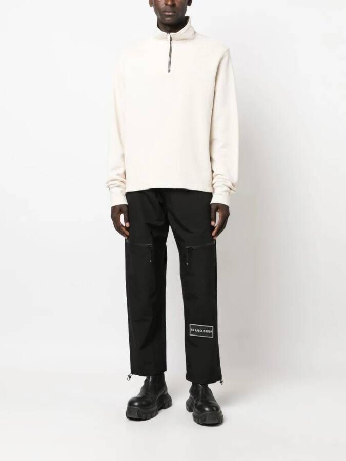 44 LABEL GROUP Straight broek Zwart