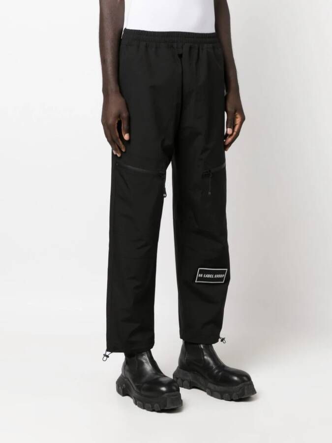 44 LABEL GROUP Straight broek Zwart